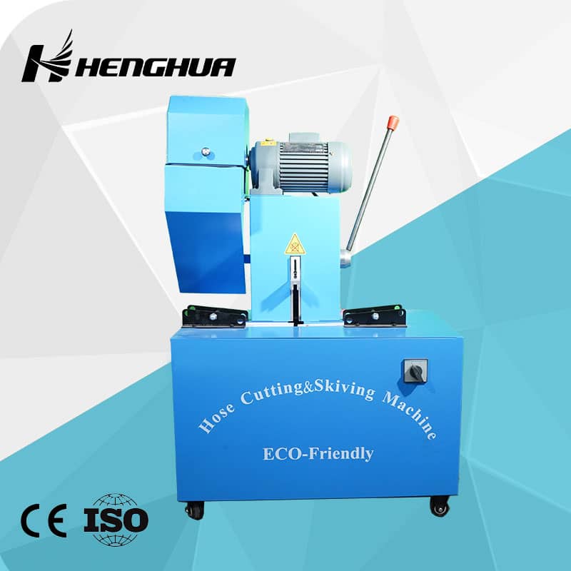 Automatic Hydraulic Rubber Hose Pipe Cutting Skiving Machine